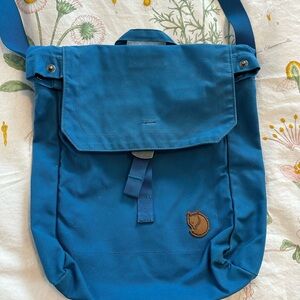 Blue Fjallraven handbag